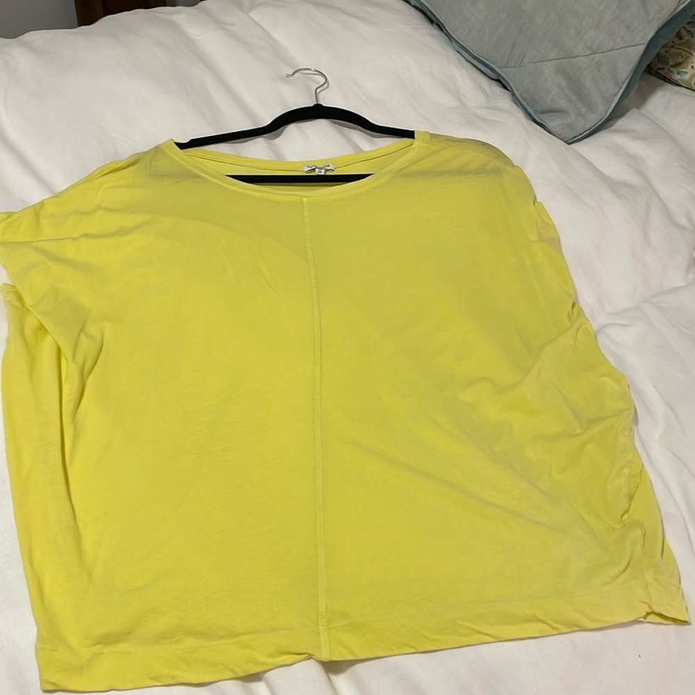 Splendid Oversized Neon Yellow Tee
